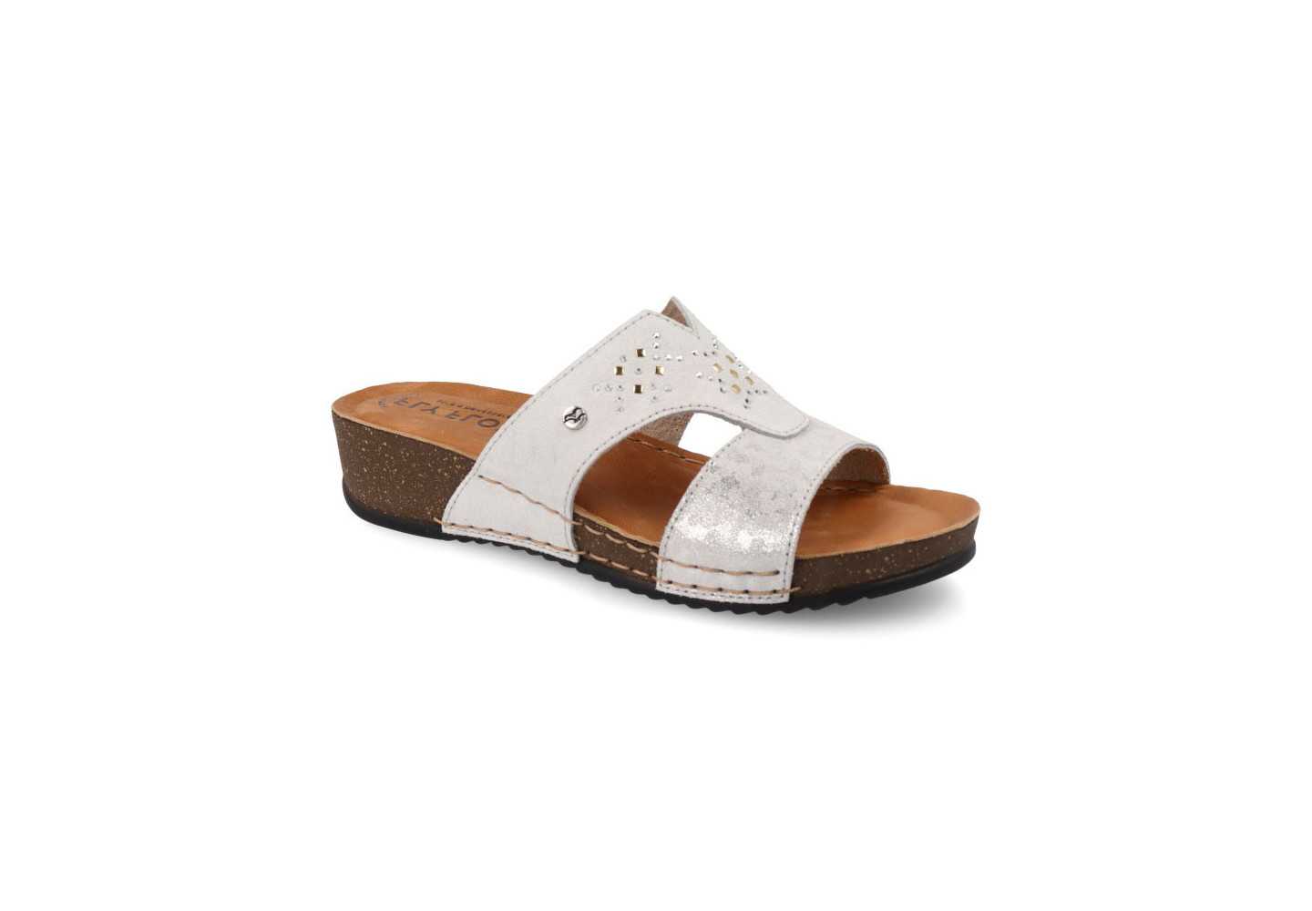 CIABATTA DA DONNA A FASCIA IN PELLE FLY FLOT 23K685G