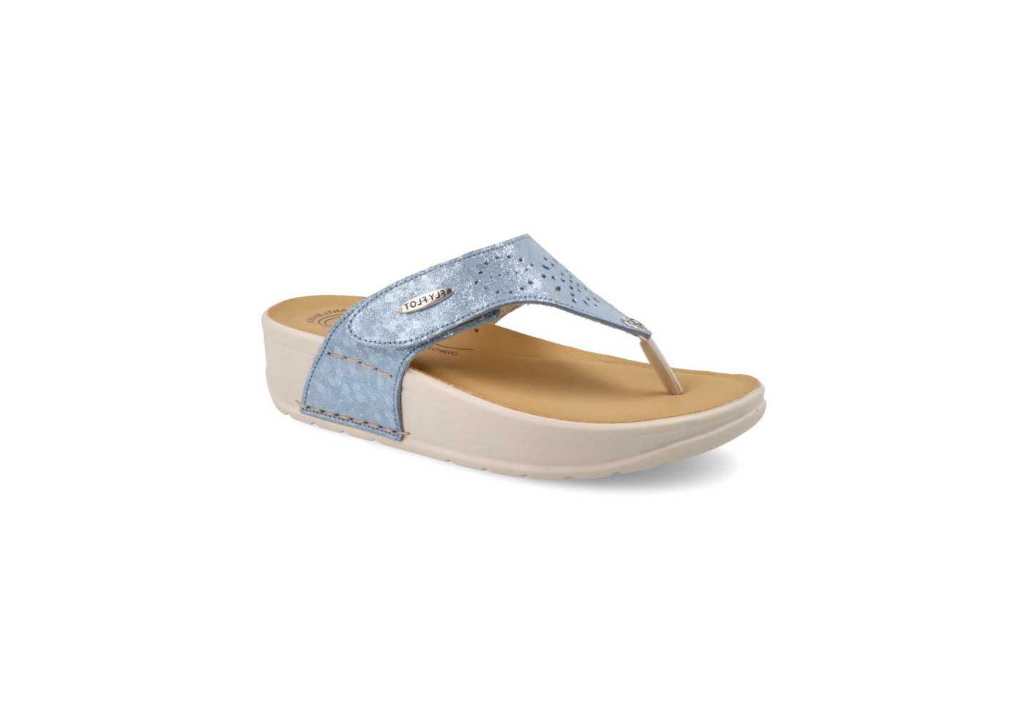 Ciabatta infradito da donna Fly Flot 38 K43 5B azzurro Ciabatta infradito da donna Fly Flot 38 K43 5B azzurro