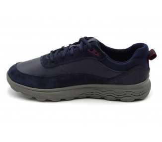 Sneakers in pelle spherica Geox U16BYE navy