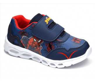 Scarpa sportiva in similpelle con luci Marvel Spiderman R1310211S navy