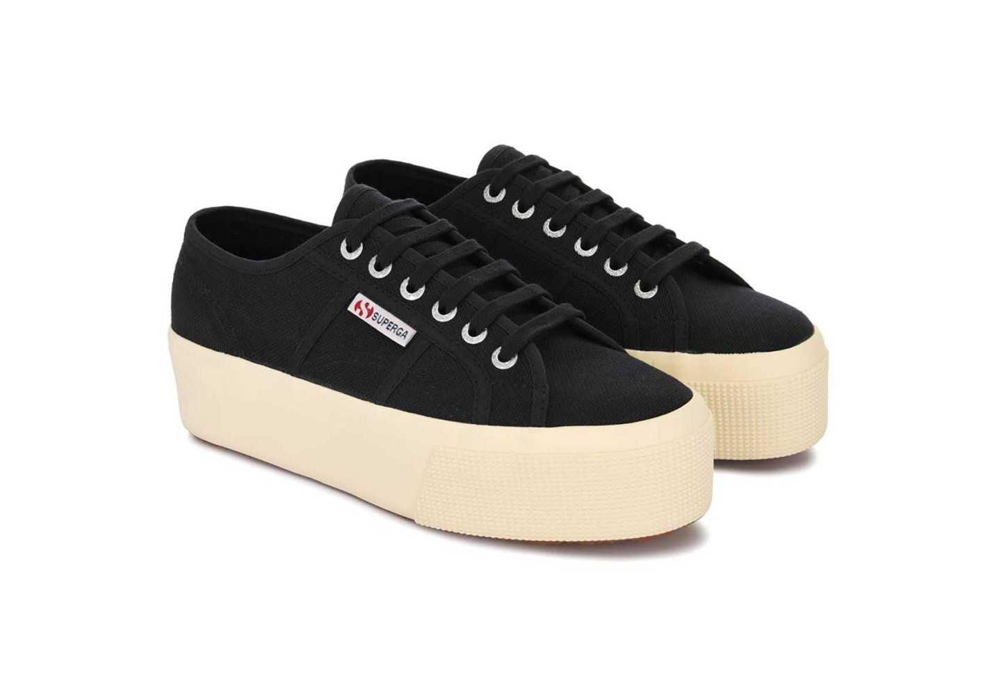 Sneakers da donna platform Superga 2790 up and down in tela