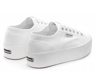 Sneakers da donna platform Superga 2790 up and down in tela