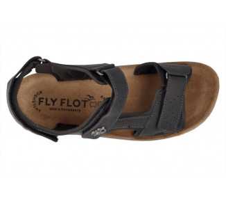 Sandalo da uomo anatomico nero Fly FLot 78169CC con strappo 