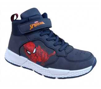 Sneaker a stivaletto da bambino con strappo Spiderman Marvel R1310299S navy