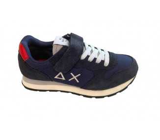 Sneakers da bambino unisex SUN68 Boy's Tom Solid Z42301K navy/blue