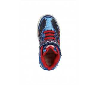 Sneakers alte con luci Spiderman Geox J269YC Grayjay navy/royal