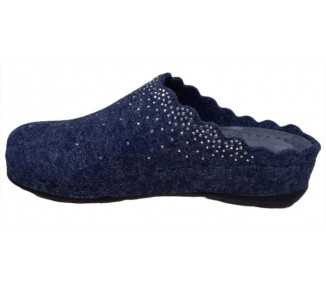 pantofola da donna in morbido panno Grunland CI2632 blu