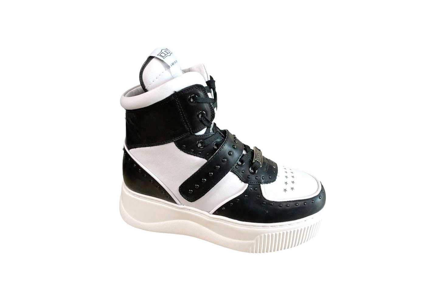 Cult PERRY CLW355601 MID W LEATHER WHITE/BLACK
